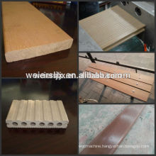 GARDEN DECKING AND ROAD WPC floor profile produced machinery